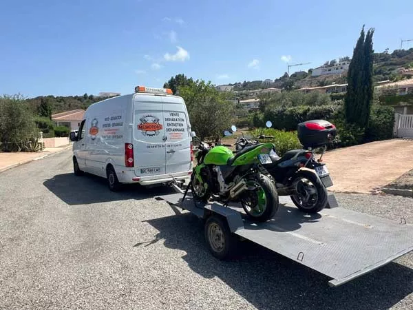 Service de remorquage d'un scooter 50cc jusqu'à un atelier, Solenzara, MS MOTORS